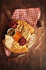 planche de charcuterie et de fromage