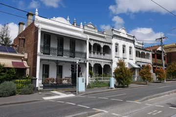 Vlies Fototapete Altes Gebäude Viktorianische Architektur in Melbourne