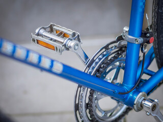 Close-up of retro styled bicycle