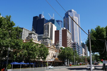 Hochhäuser City Melbourne