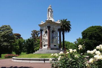Denkmal Queen Victoria in der Kings Domain in Melbourne