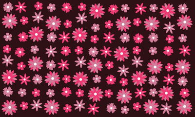 seamless pattern with flowers
