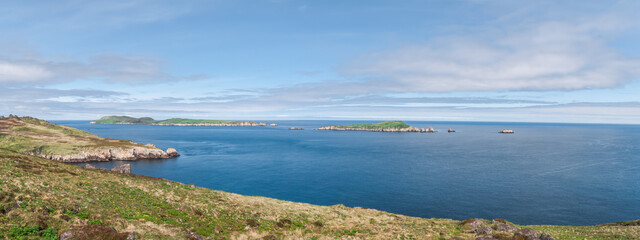View of the Semidi Islands, Gulf of Alaska, USA