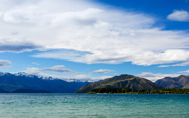 Lake wanaka and Mt Aspiring, new zealand