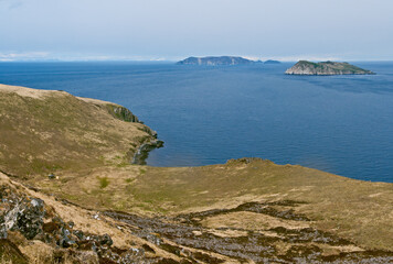 Obraz premium View of the Semidi Islands, Gulf of Alaska, USA