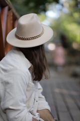 portrait of a man in a hat in varna bulgaria, model shooting 