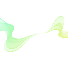 abstract smoke in yellow and green 