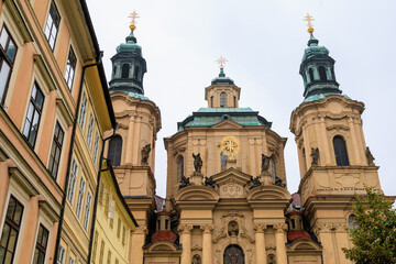Obraz premium Old classical church. Background with selective focus