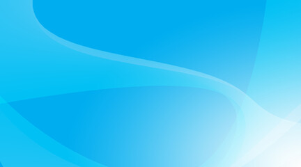 Soft gradients of the abstract background. Beautiful modern curved light blue graphics.