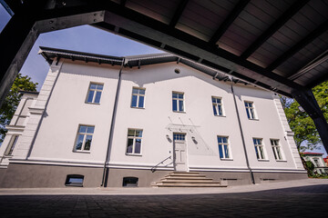 A beautiful two story estate home