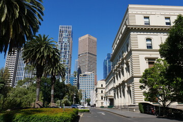 Fototapeta na wymiar Hochhäuser in Melbourne