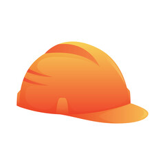 helmet work isolated