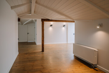 Interior empty room 3D rendering