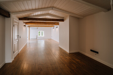 Interior empty room 3D rendering