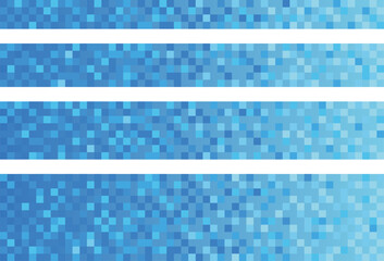 Vector Blue Pixel Texture Background Illustration.