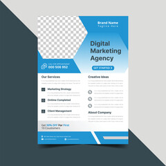 Flier Design Template in A4. Creative Shape Can Be 
Adapt To Brochure, Vector Template, Annual Report,
Magazine, Business Presentation, Poster, Minimal Brochure Layout, Flyer, Banner.

