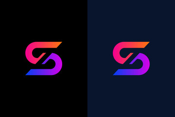 Initial Letter S & Z Monogram Logo Template