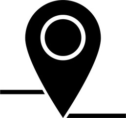 Location Icon Glyph Vector