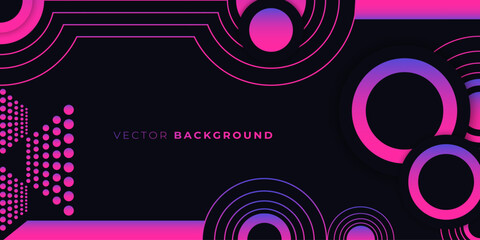 Obraz premium abstract pink gradient geometric background design