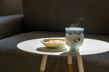 緑茶とおやつの時間