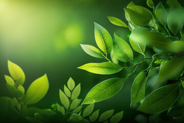 Beautiful natural plant leaf wallpaper background