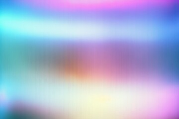 Fototapeta premium Colored Holographic Gradient Blur Abstract Background, Light Leaks Photo Overlay with Film Grain and Dust Texture, Trendy Style and Nostalgic Atmosphere for Your Photos. Use a Screen Blending Mode