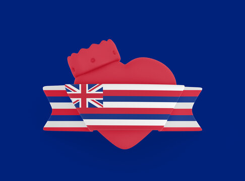 Hawaii Heart Banner