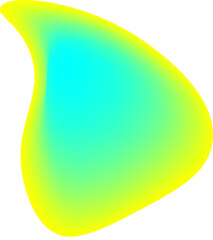 Yellow And Blue Gradient Spot
