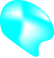 Blue and white gradient spot