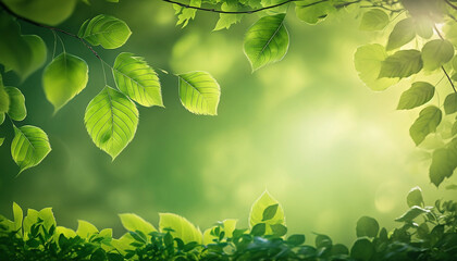Beautiful quote wallpaper background with natural leaves.