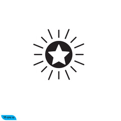 Icon vector graphic of Star solid