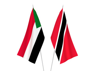 Sudan and Republic of Trinidad and Tobago flags