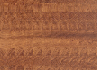 Naturl wood background of oak wood in a dark brown colour. Cube structure