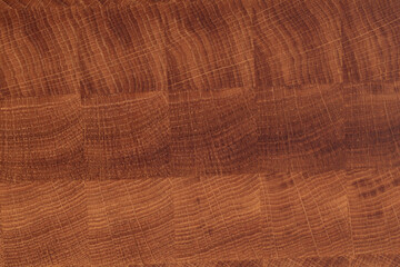 Dark brown oak wood serves as the background in this natural setting. Cube architecture