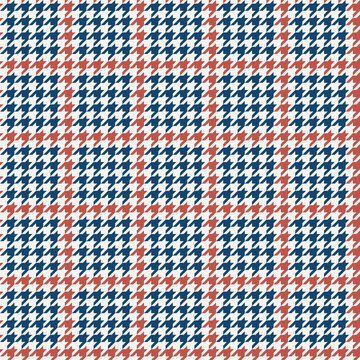 Seamless textile fabric. Vector tartan plaid. Check background pattern texture.