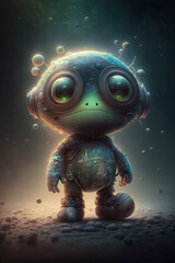 Cute Little Alien Creature