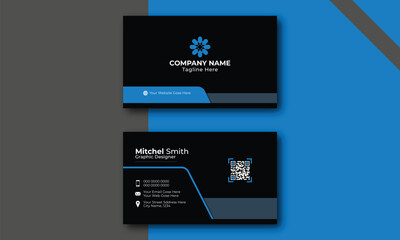  Corporate Business card, Luxury and Elegant Business Card, Vector business card template, Visiting Card For Business and Personal Use, Simple and clean layout, Creative and clean design
