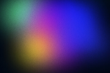 abstract color pattern on dark background with a noise effect