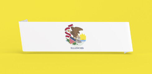 Illinois Flag Banner