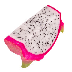 Dragonfruit or Pitaya isolated on a transparent background