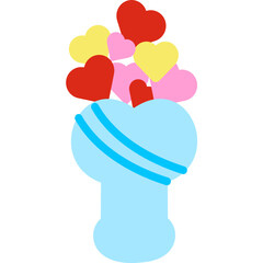 set of valentine's day icons, such as celebration, happy, romantic, heart, love