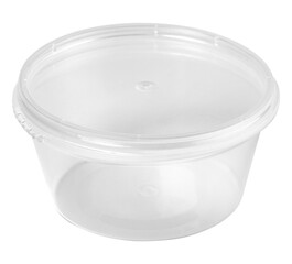 view of empty plastic jar