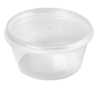 view of empty plastic jar