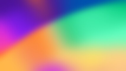 Abstract blurred gradient background in bright colors. Colorful smooth illustration	work