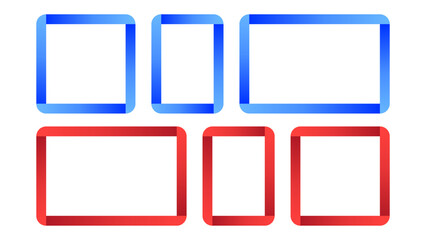 frame isolated on white background , windows transparent background