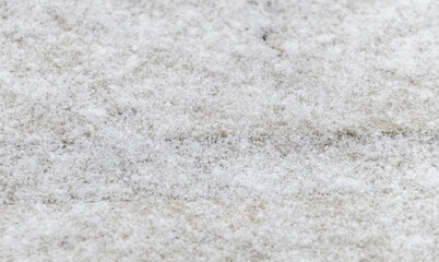 The snow was white but in the city it became dirty