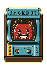 Spielautomat - Jackpot / Glücksspiel / Logo