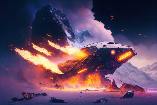 Space Engineers Ship Crash