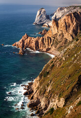 Cabo da Roca coast view of the ocean