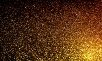 background with gold  particles and bokeh  created with Generative AI